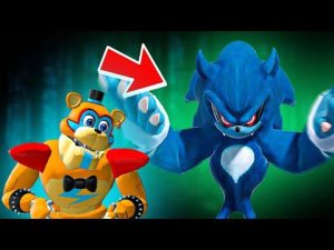 Глэмрок ФРЕДДИ против СОНИКА ЕХЕ!! Фнаф в реальной жизни! (Крутые детки) Cool Kids