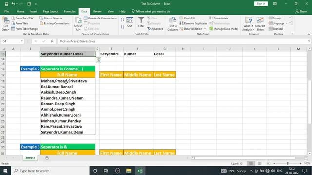 Text to Column in Excel | How to Separate Text into Multiple Columns? смотреть онлайн