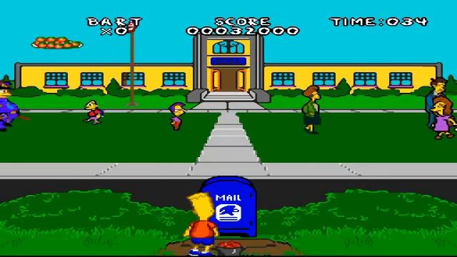 Virtual Bart (Sega Mega Drive) Gameplay смотреть онлайн