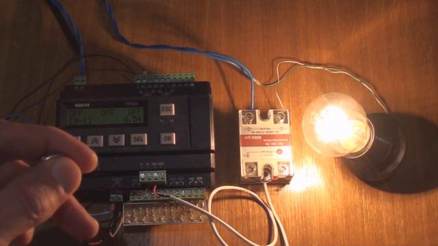 OWENLogic одна кнопка - 4 нагрузки смотреть онлайн