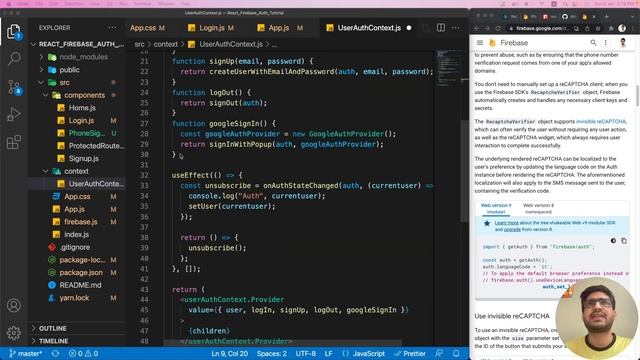 React Firebase Phone Auth Tutorial | Send OTP & Verify Users | React For Beginners смотреть онлайн