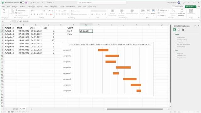 Ultimatives GANTT Diagramm erstellen in Excel - so geht's richtig смотреть онлайн