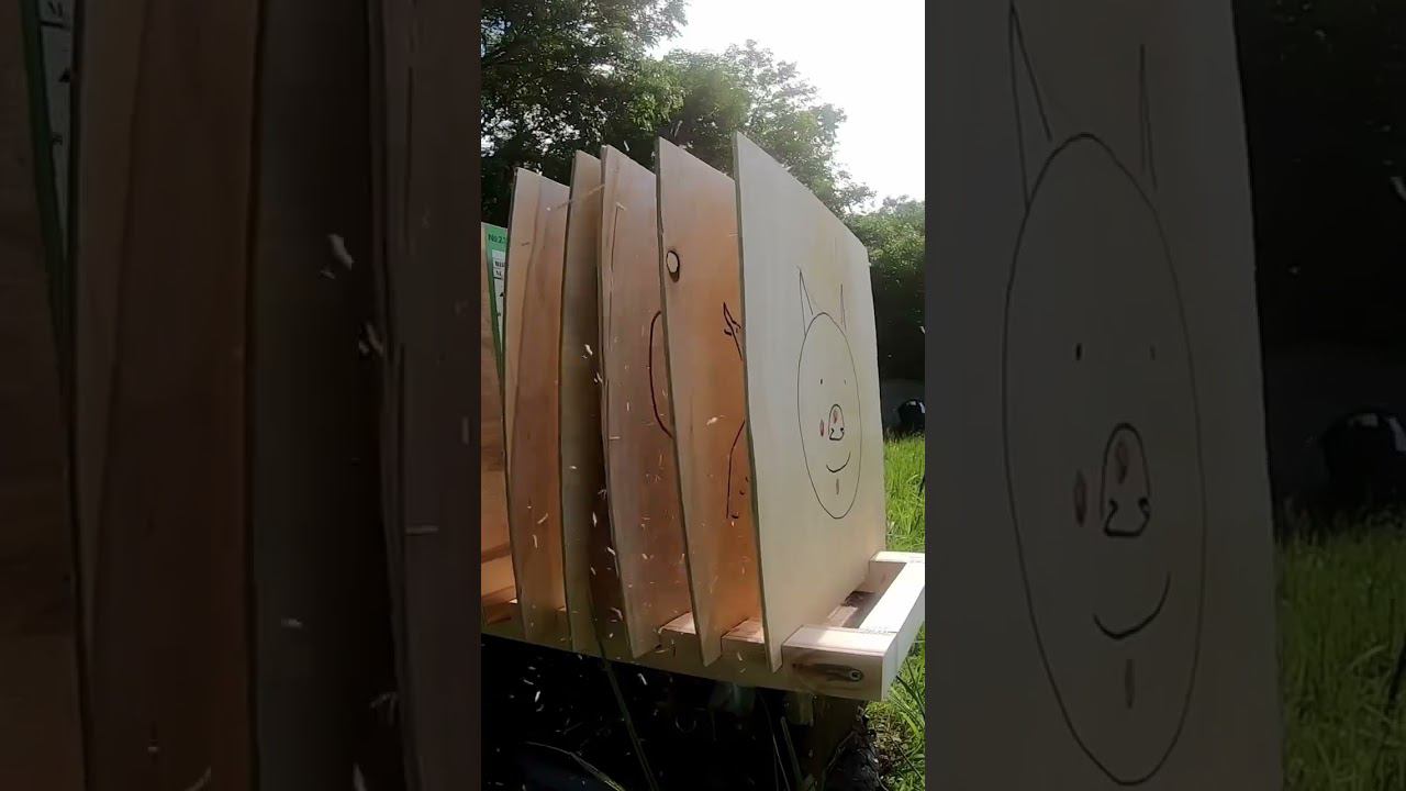 Пробиваем травматом фанеру #травмат #пистолет #выстрел #оружие #grandpower #t12 #фанера #стральба смотреть онлайн