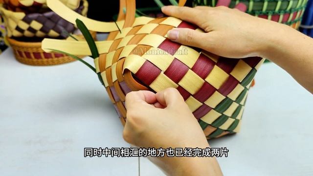 DIY Storage Basket Tutorial 仿竹藤扁条收纳筐教程 смотреть онлайн