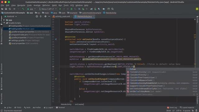Save State of Switch Button in Android | Store Switch State in Android | Android Studio смотреть онлайн