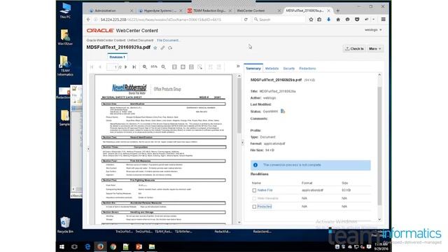 Dont Regret - Redact! Webinar 2 from TEAM Informatics смотреть онлайн