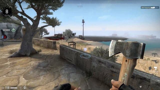 Counter-Strike: Global Offensive, Запретная зона, Danger Zone, тиммейт в итоге зарешал смотреть онлайн