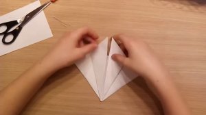 Оригами: зайчик из бумаги