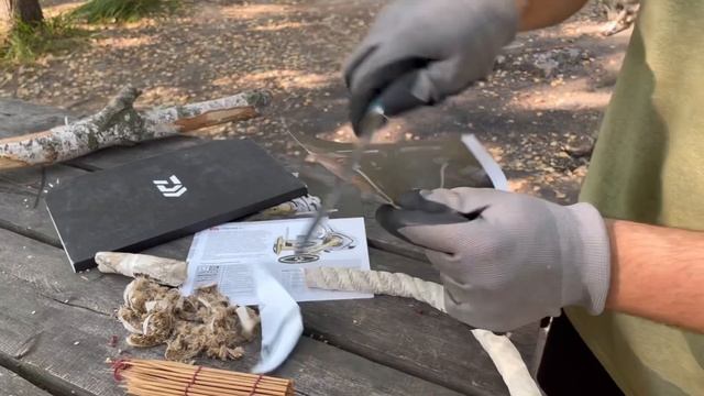 Рабочий нож из ламината сталей GD13 - Нож «Походный» смотреть онлайн