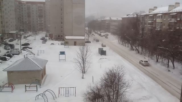 Метель 25 марта. г.Владимир Timelaps смотреть онлайн