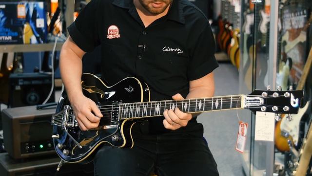 Duesenberg Starplayer TV Deluxe Black with Cranbourne Music смотреть онлайн