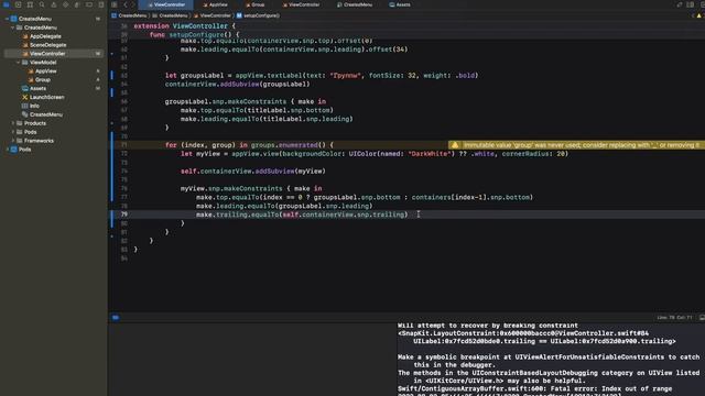 iOS-разработка со SnapKit. Верстка интерфейса смотреть онлайн