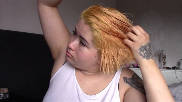 DE ORANGE A PLATINE  ?|| DECOLORATION OLIA & GARNIER BELLE COLOR 111 ???