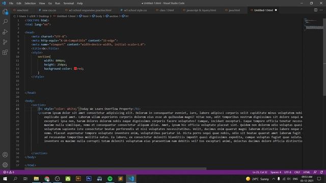 Html Css Overflow Property#html#css#coding#konercreation смотреть онлайн