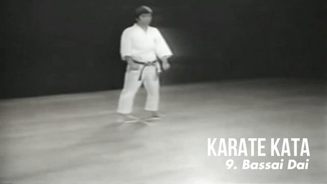 Bài quyền Karate số 9 , Shotokan Kata 9 - BASSAI DAI, Sensei Kanazawa смотреть онлайн