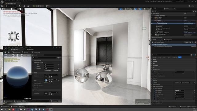 Как настроить реалистичные отражения Ray Tracing Reflection в Unreal Engine 5 | Интерьер в Unreal смотреть онлайн