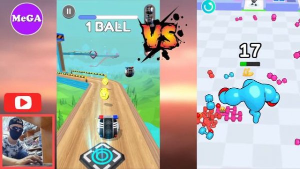 Going Balls 🆚️ Punchy Race,WOW! Best Levels Android game
