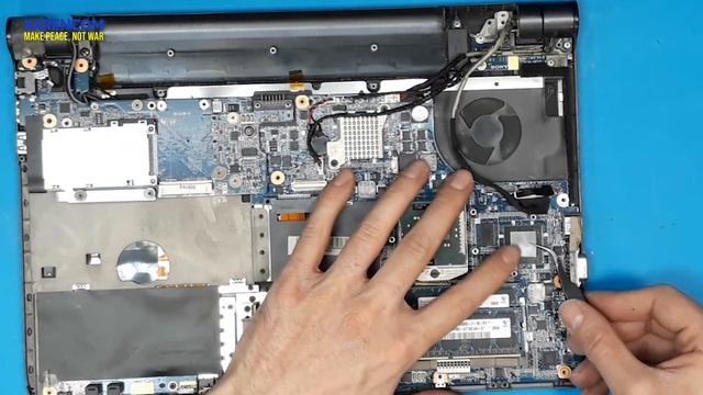 SONY VPCS1 Cleaning Fan and Heatsink | نحوه تمیز کردن فن لپ تاپ سونی | آموزش تعمیرات لپتاپ смотреть онлайн