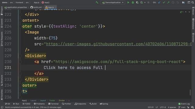 Amigos Code Full Stack Spring Boot and React PROFESSIONAL part 092 смотреть онлайн