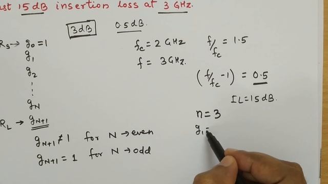 Design of prototype of Low pass filter (LPF) for 3-dB equal ripple/ Chebyshev response (N=3) смотреть онлайн