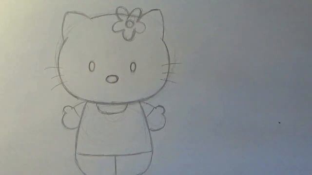 How to draw Hello Kitty, Cómo dibujar Hello Kitty, Как нарисовать Hello Kitty смотреть онлайн