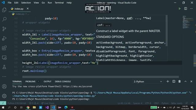 Image resizer tutorial using python (tkinter) смотреть онлайн