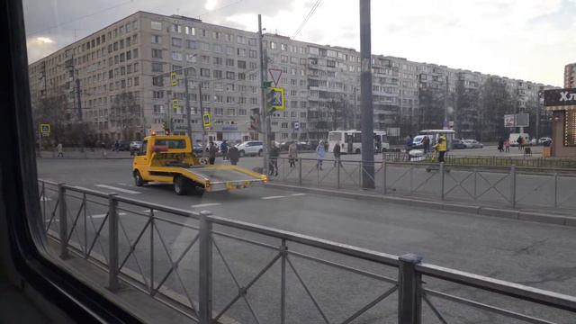 Санкт-Петербург. 62 маршрут трамвая полностью смотреть онлайн