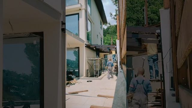 стеклянный навес