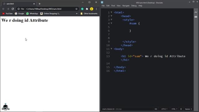id [ # ] Tag⚡ in HTML id attribute in HTML CSS [ in HINDI ] [ 2020 ]? смотреть онлайн