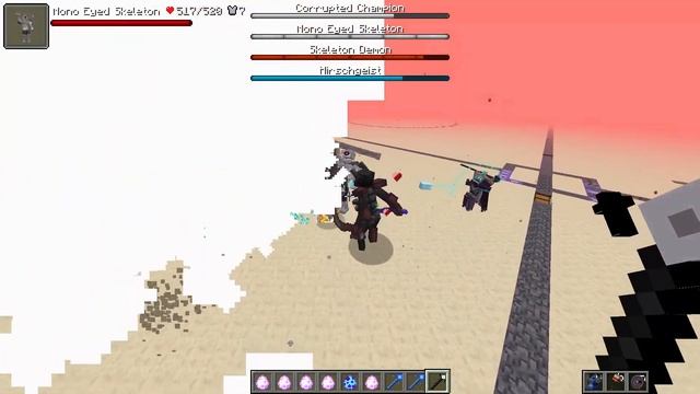 Skeleton Boss battle royal 1.19 Edition | Minecraft Mob Battle смотреть онлайн
