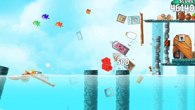 Angry Birds Rio High Dive Level 20 Mighty Eagle Walkthrough смотреть онлайн