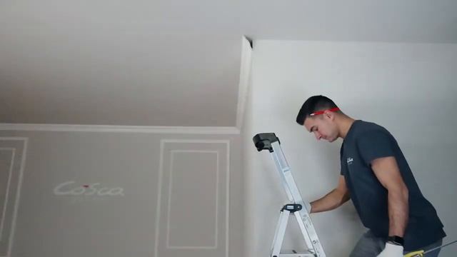 Инструкция по монтажу внешнего угла плинтуса, карниза и молдинга Cosca Decor