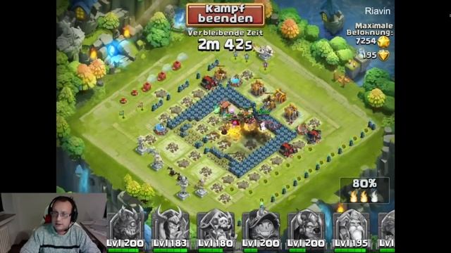 Schloss Konflikt Castle Clash #318 "Boss 4 mit Snowi" смотреть онлайн