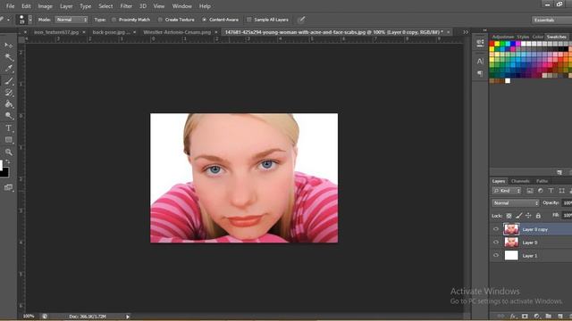 Photoshop Tutorial Smooth Skin and Remove Blemishes & Scars смотреть онлайн