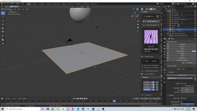 Grow Grass in Blender 2.8 смотреть онлайн
