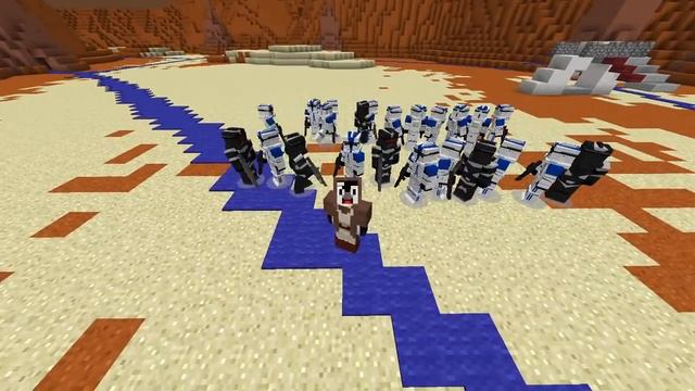 Clones vs Droids - Star Wars MAP WARS! (Minecraft) смотреть онлайн