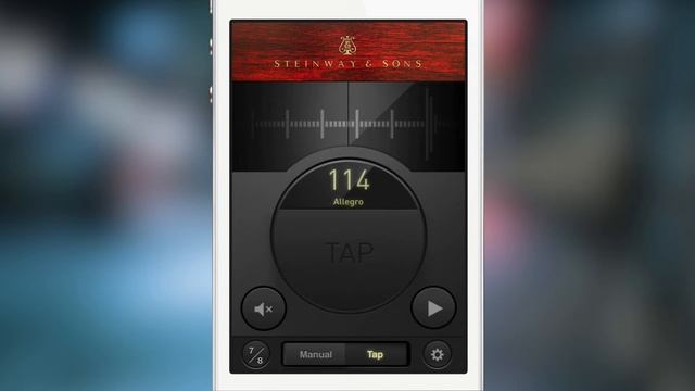 [for iOS] Stainway Metronome. Стильный метроном смотреть онлайн