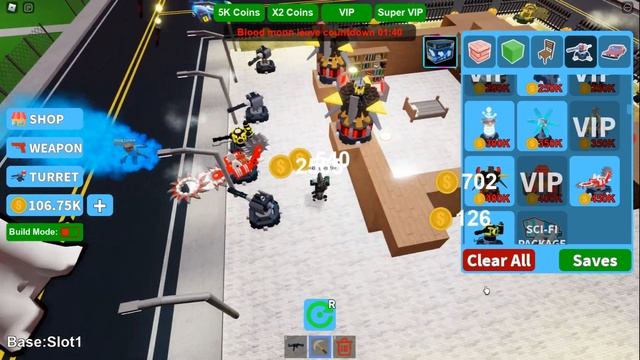 Roblox Build Tower Simulator New defensive weapons and building a house смотреть онлайн