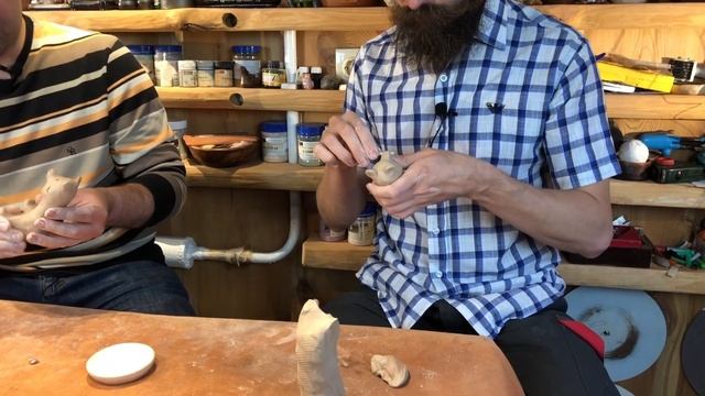 ? ЛЕПИМ ВМЕСТЕ: Хлудневский Медведь с бас балалайкой из МКФ-2 Вадим Востриков Волшебство керамики смотреть онлайн