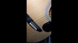 Самодельный порожек на акустическую гитару.