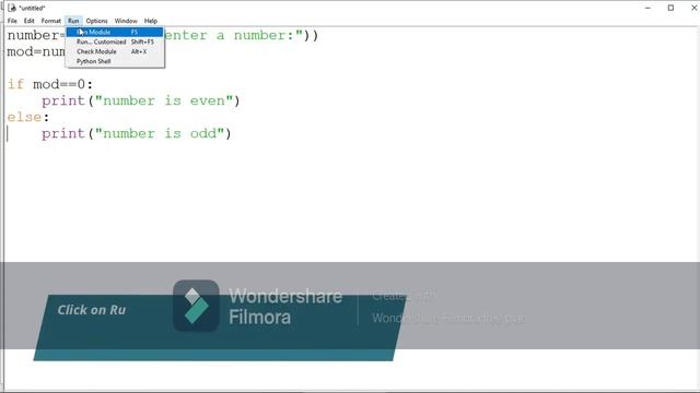 Even or Odd Program using Python | python ide смотреть онлайн