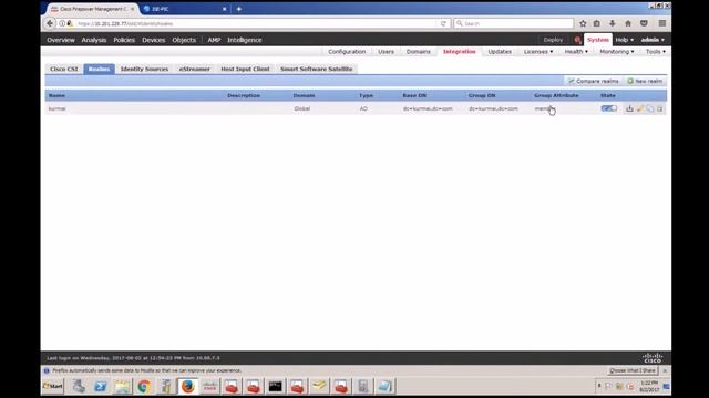 ISE-PIC, Firepower User Agent, Active Directory And FMC Integration смотреть онлайн