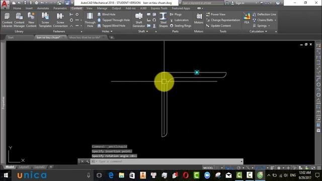 Bài 056 : Cách lấy thép hình trong thư viện Autocad Mechanical смотреть онлайн