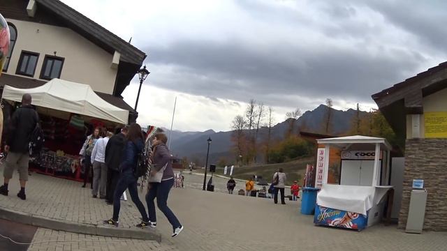 Роза Плато. Олимпийская деревня. Горный курорт.