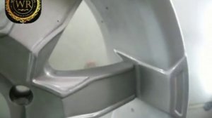 Удаление гальванического хрома с автомобильных дисков.