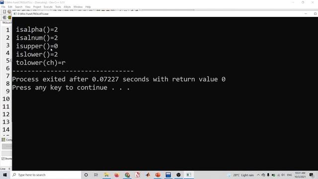 Character Functions| C Programming in Malayalam-Part 19 смотреть онлайн