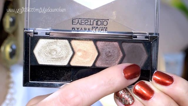 Eyeshadow Tutorial | Gold & Brown Smokey Eyes | Fall Temptation Maybelline Palette смотреть онлайн