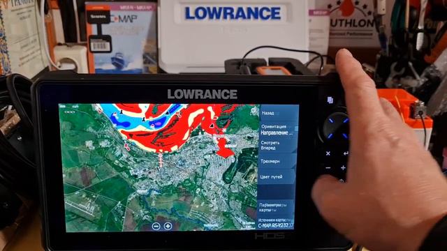 Пополнение эхолотов в 2024г. Lowrance HDS-9 LIVE с датчиком AI2 3in1! Ещё насыщеннее цвета экрана?