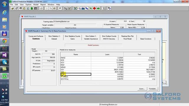 Building A Regression Model In MARS смотреть онлайн