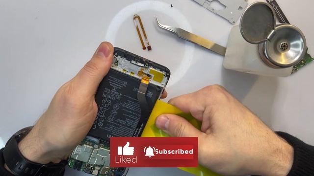 Huawei Y7 2019 - Замена Аккумулятора Разборка смотреть онлайн